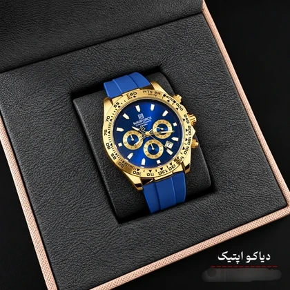 ساعت مچی اورجینال مردانه سه موتور برند نیوی فورس مدل NF8054 بند رابر