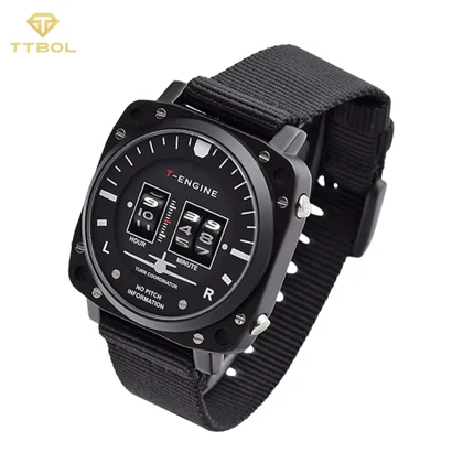 ساعت مچی مردانه تی انجین T-ENGINE Altimeter - Nylon Strap