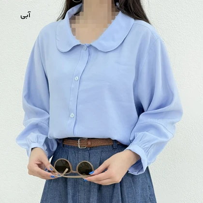 شومیز زنانه سیلک یقه ب ب | آی بولک