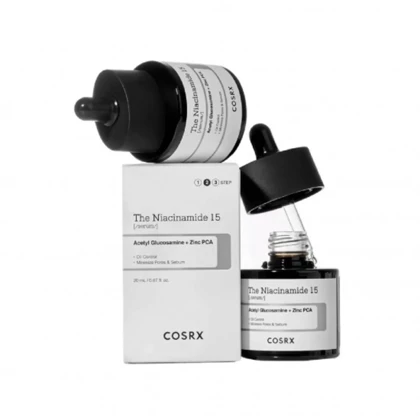 سرم ضد لک و روشن‌کننده پوست کوزارکس، COSRX مدل Niacinamide 15 حاوی نیاسینامید حجم 20 میلی‌لیتر
