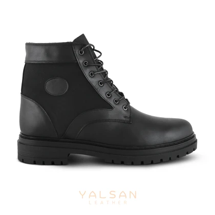 نیم بوت مردانه چرم یلسان مدل بارو کد 583-GN