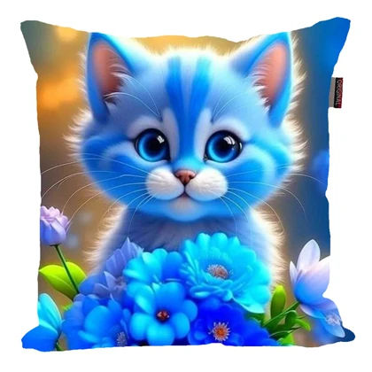 کوسن مدل گربه بامزه و جذاب کد 1070