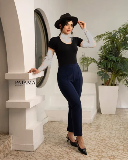 شلوار نخ کجراه کبریتی