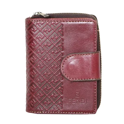 کیف پول و جاکارتی چرمی فندی FENDI مدل SBF0030