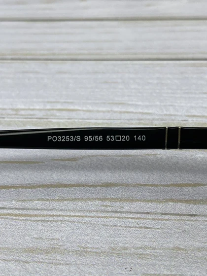 عینک آفتابی پرسول مدل PO3253/S فریم استات کائوچو، عدسی شیشه‌ای UV400 با وضوح دید عالی