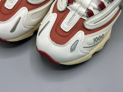 کتانی نیوبالانس 1000 سفید آجری/New Balance