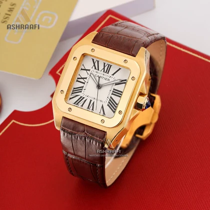 ساعت مردانه کارتیه سانتوس Cartier Santos 100-GO