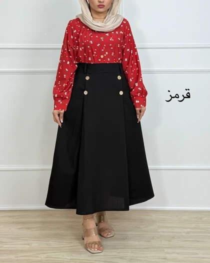ست زنانه بهگل ┃ست شومیز و دامن زنانه