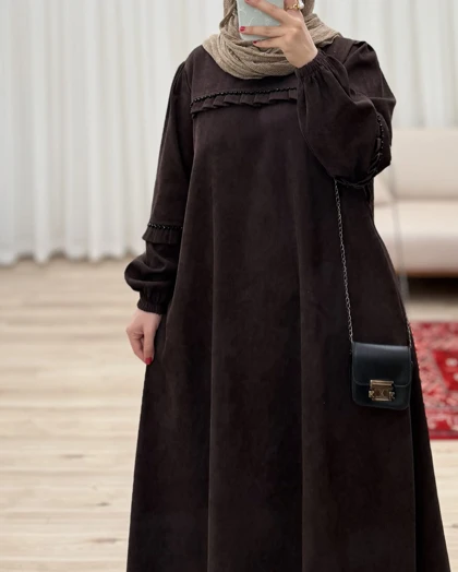 مانتو عبایی کبریتی مدل سنگدوزی