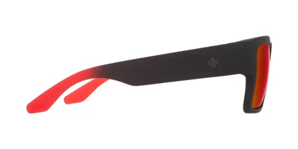 عینک آفتابی اسپای Spy Cyrus Soft Matte Black Red Fade Happy Gray Green W Red Flash