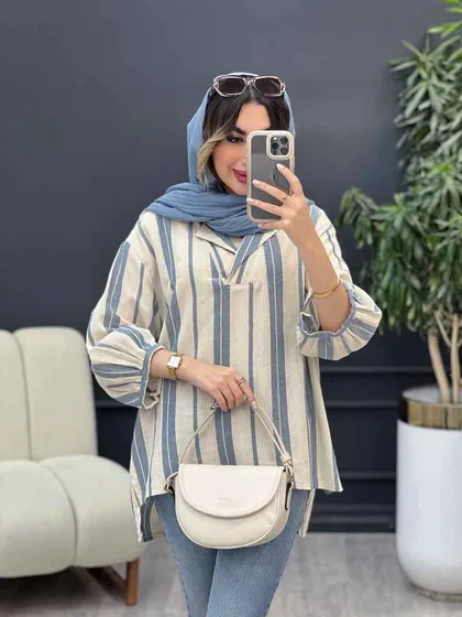 مانتو جلو بسته آروشا
