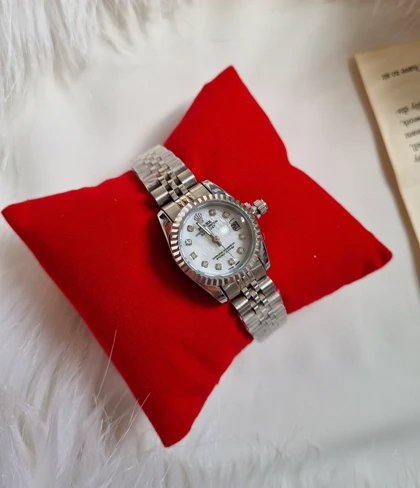 ساعت رولکس زنانه صفحه صدفی