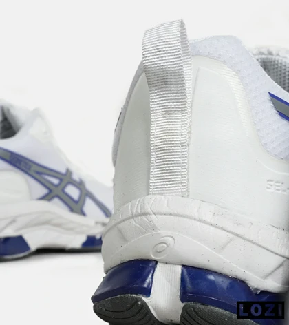 کفش کتانی مردانه سفید آبی ASICS GORETEX