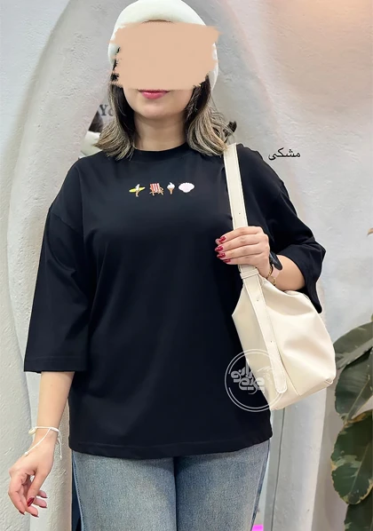 تیشرت باکسی بستنی