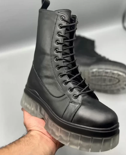 بوت مردانه برشکا زیرشیشه ای