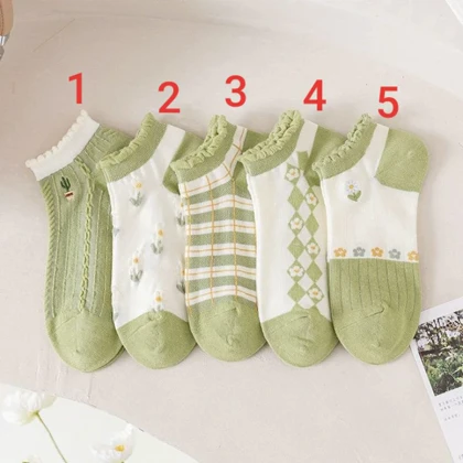 جوراب مچی کاکتوس سبز1117