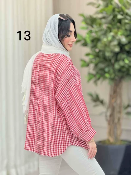 شومیز طرح دار دایانا