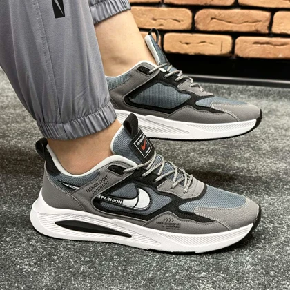 کفش و کتانی مردانه مدل نایک NIKE رنگ طوسی کد 41784