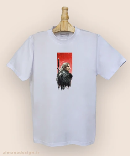 تیشرت مردانه و زنانه طرح ویچر شخصیت گرالت کد 923
