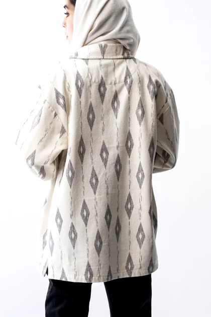 کت یقه برگردان انگلیسی پهن زنانه