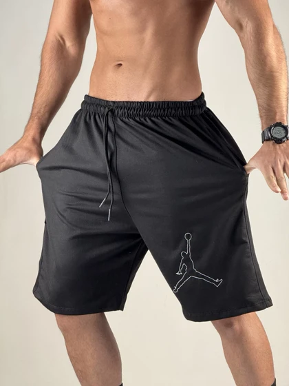 شلوارک طرح JORDAN بگ مشکی