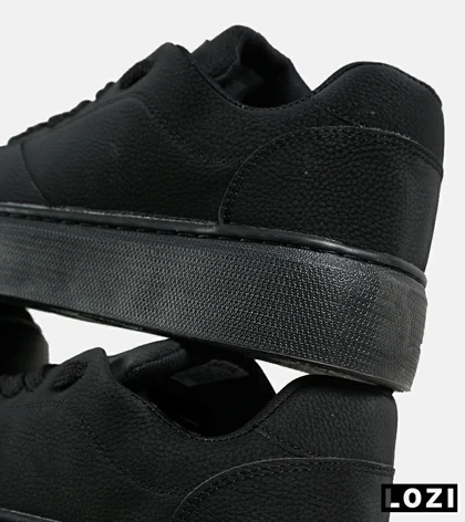 کفش کژوال مردانه چرمی مشکی ZARA مدل 7371