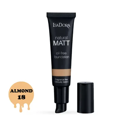 کرم پودر Natural Matt ایزادورا حجم 35 میلی‌لیتر
