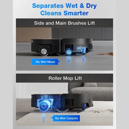 جارو رباتیک اکووکس ECOVACS مدل DEX99-1 با قابلیت تی کشی