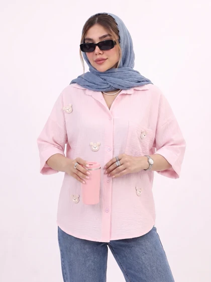 شومیز ینزی عروسکی تک جیب