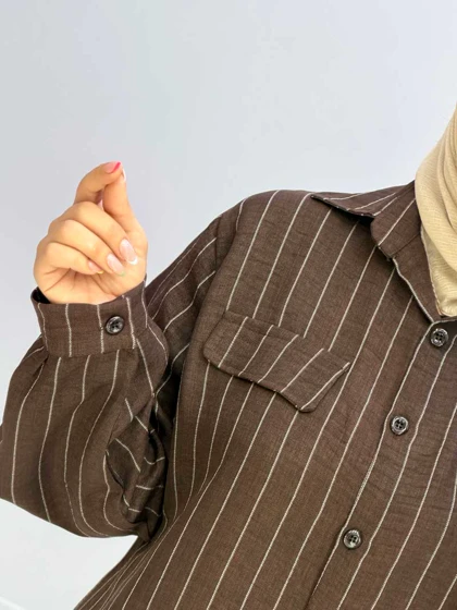 مانتو سایز بزرگ شانتون مودا کد 9571165