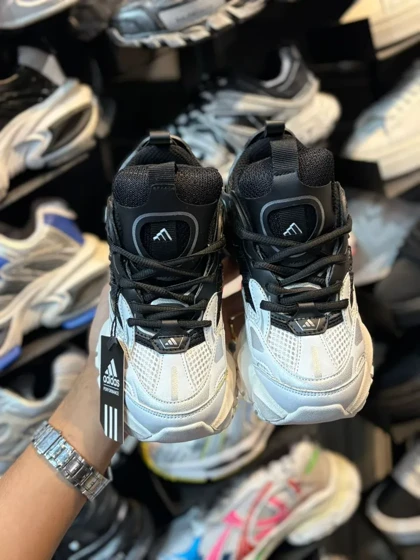 کتانی دیلاکس زنانه سفید مشکی