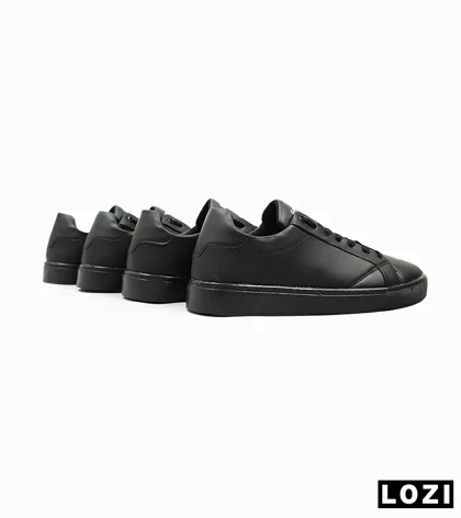 کفش کتانی مردانه مشکی BERSHKA