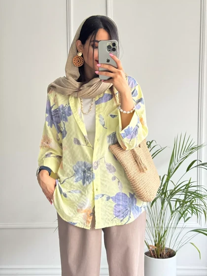 مانتو شومیزی گندم