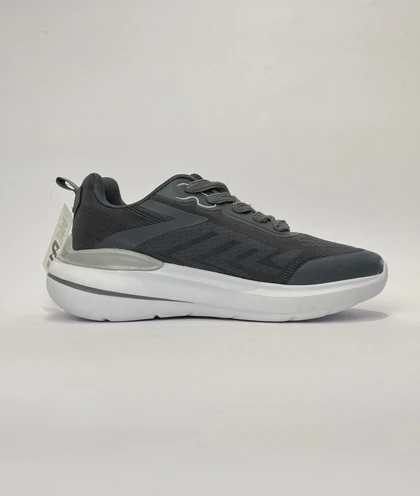 کفش پیاده روی اسکچرز طوسی ایر با کفی مموری فوم