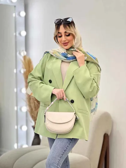 مانتو مازراتی شش دکمه جیب نما