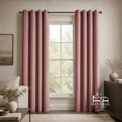 پرده مخمل کتان کلارا