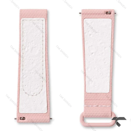 بند رابر امگا سواچ ماموریت به ونوس یا زهره صورتی سفید Swatch-Strap-10736-U