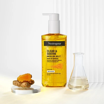 ژل شستشوی صورت نوتروژینا مدل Clear & Soothe مناسب پوست‌های معمولی و حساس حجم 200ml