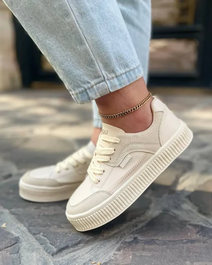 کتانی زنانه ونس زیگزالی فشیون