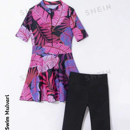 مایو یک تکه زنانه لیوا (Liva) از برند شین (Shein)