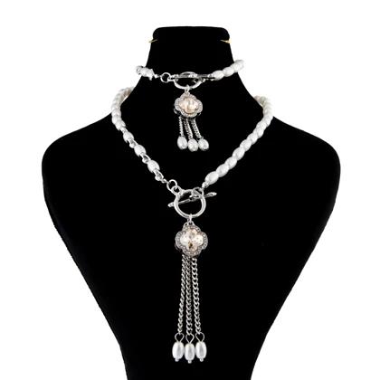 نیم ست دخترانه مدل ونکلیف و مروارید