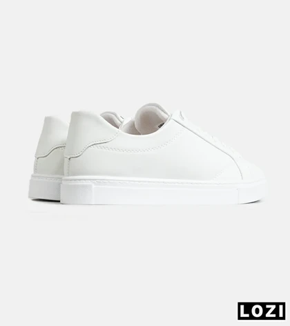 کفش کتانی کژوال مردانه و زنانه سفید BERSHKA مدل 7763