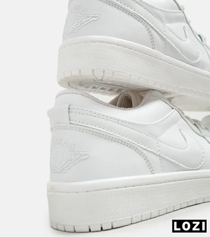 کفش کتانی مردانه سفید نایک NIKE jordan 1 مدل 5473