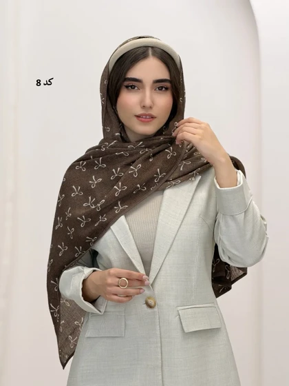 6927-شال نیلوفر