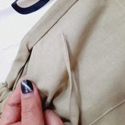 کراپ شلواربگ طرح قلب دخترانه لینن