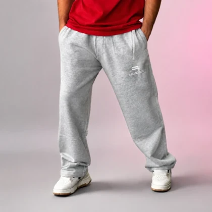 جاگر بگ طوسی وسط کد 2 ملانژ پنبه دونخ اعلا BB دمپا گت استوپر | مستر کوالیتی کد 312