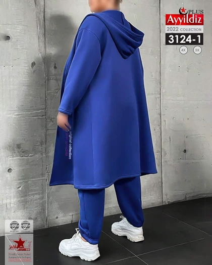 سیوشرت شلوار اسپورت زنانه سایز بزرگ کد 3124