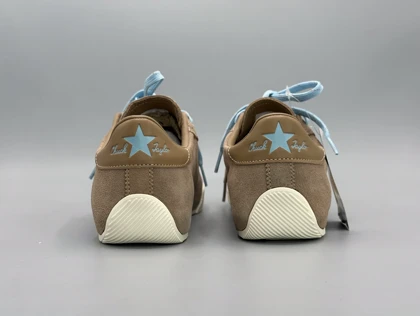 کتانی کانورس چاک تیلور لو LO قهوه ای سفید / Converse LO