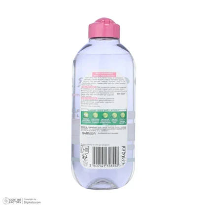 محلول پاک کننده آرایش صورت گارنیه مدل Skin Naturals حجم 400 میلی لیتر