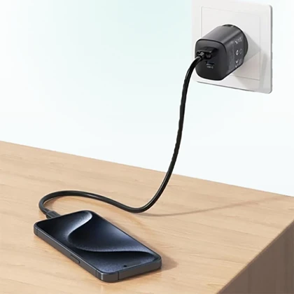 شارژر دیواری 45 وات یوسامز USAMS مدل CC290 دو پورت